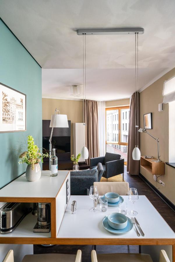 The Green Rostock Apartment Hotel Exterior foto